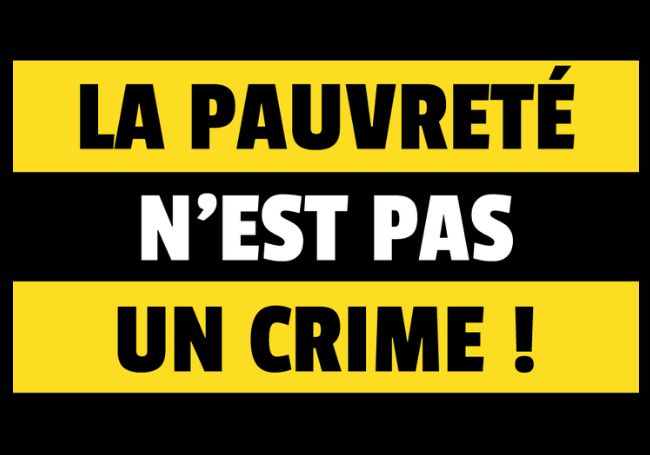 INVITATION : Conférence de presse : la pauvreté n’est pas un crime !