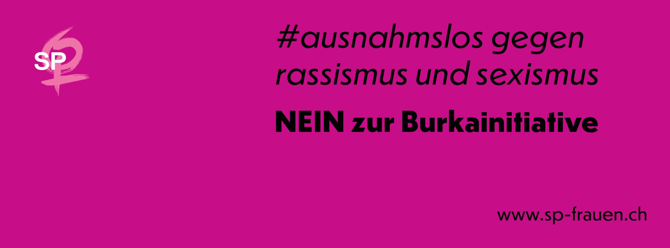 Für ein feministisches Nein zur Burka-Initiative