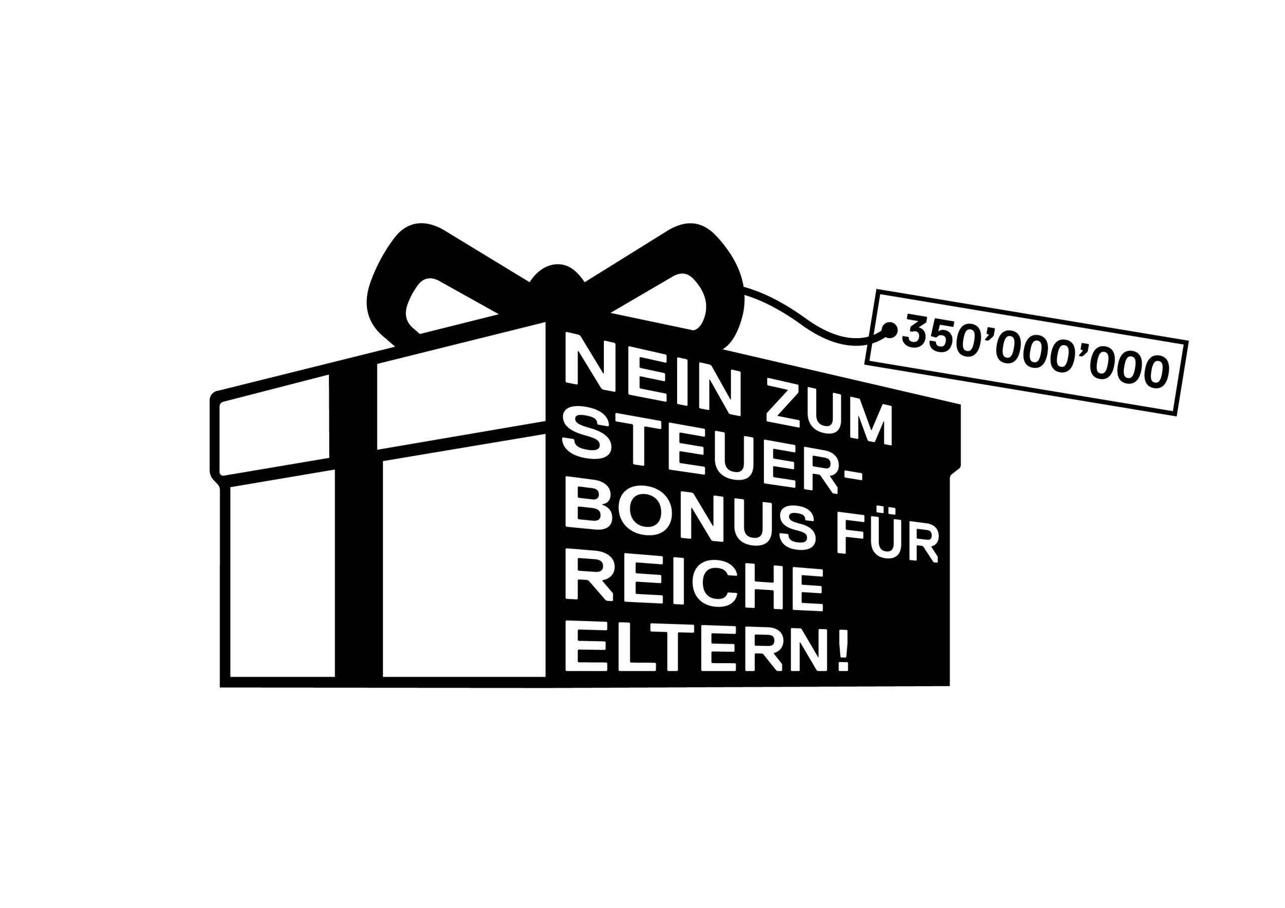 NEIN zum 350-Millionen-Steuerbonus für reiche Eltern