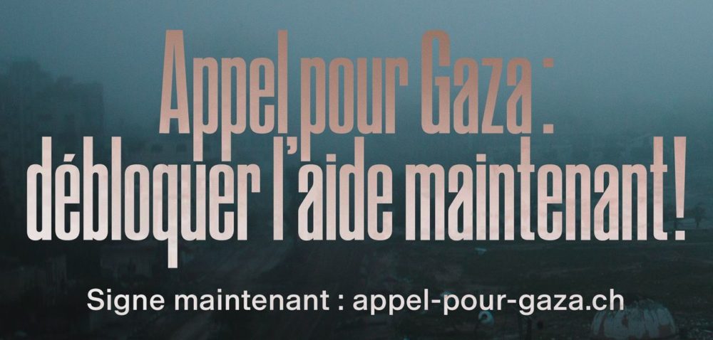 Appel pour Gaza