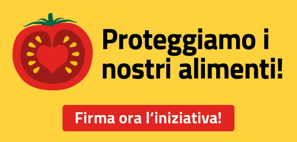 Firma ora l'iniziativa per la protezione delle derrate alimentari!