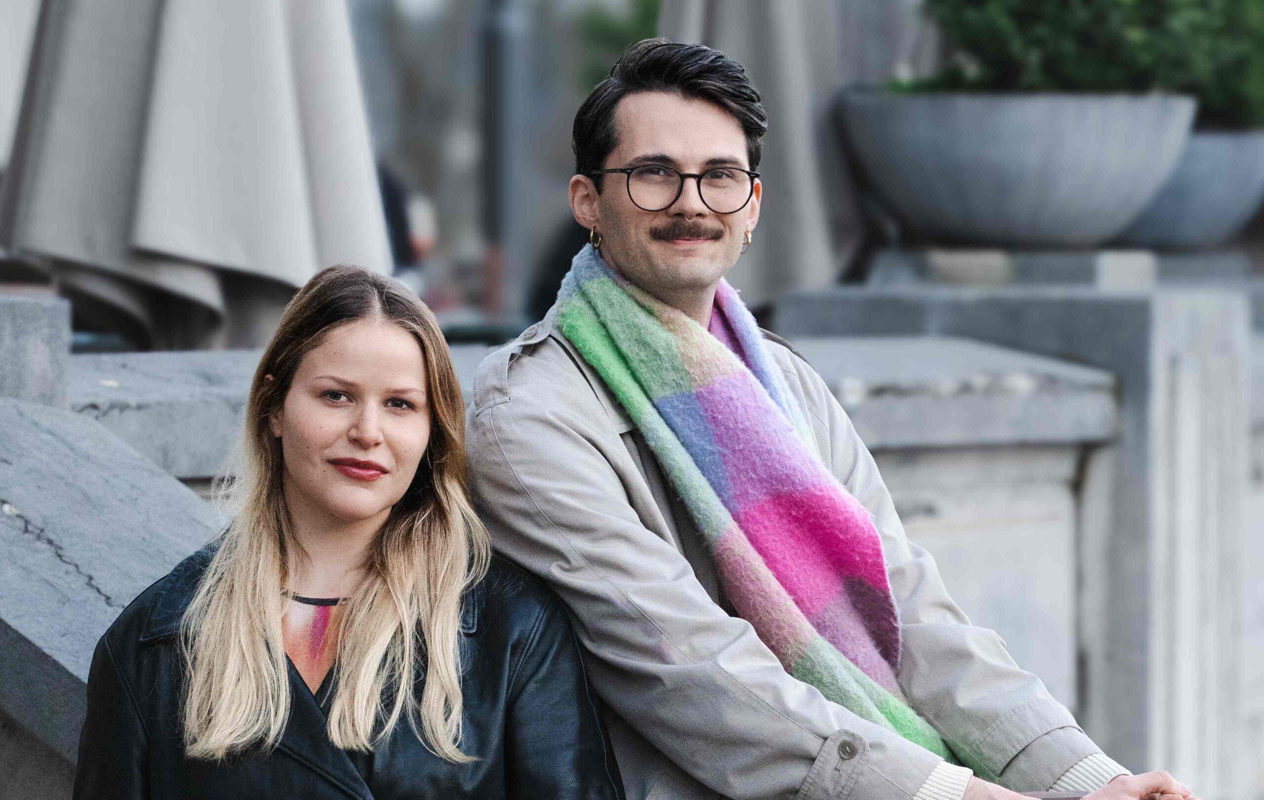 Jasmin Bärtschi und Max Kranich, Co-Präsidium SP queer