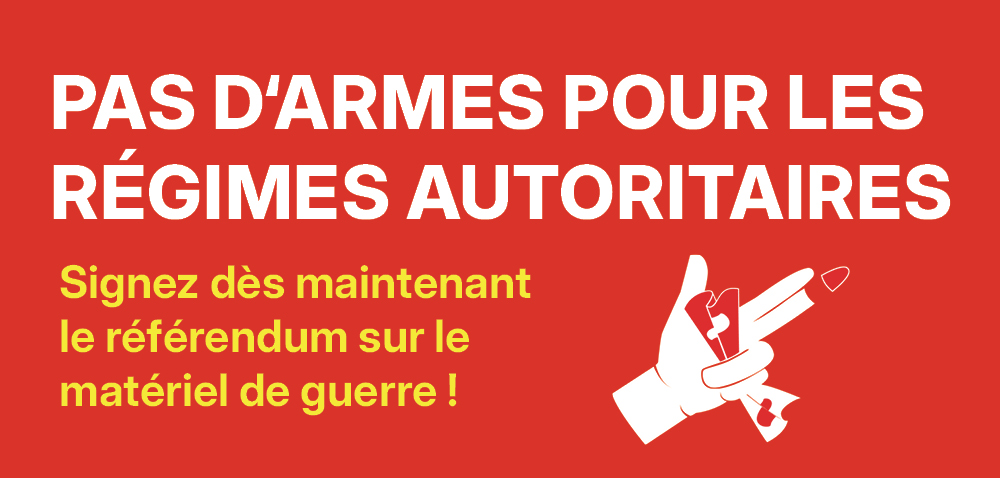 Référendum : Loi sur le materiel de guerre