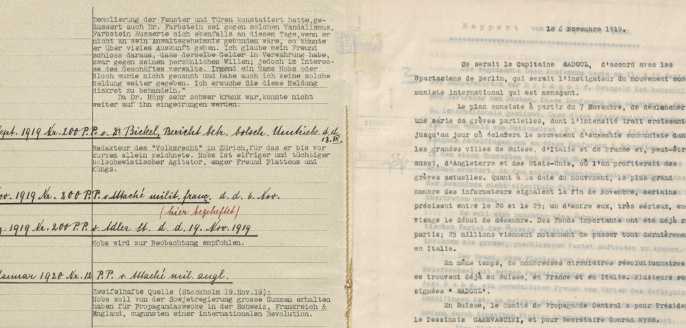 Schweizerisches Bundesarchiv E4320B#1984/29#45*, Az. C.09-31, Nobs, Ernst, 14.7.1886 (Personalbogen), 1919–1936.